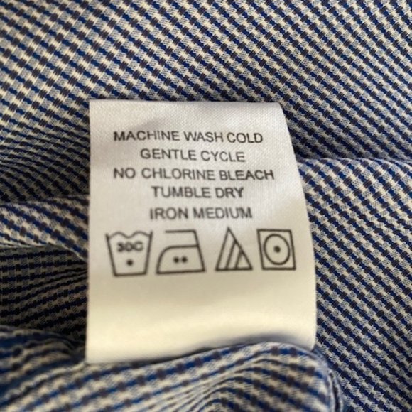 Vintage Italia c.1958 Long Sleeve Button Down Dress Shirt Size XL - Picture 10 of 10